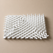 Textured Abstract Geometric Wall Hanging, Modern Minimalist Decor Accent for Wall Display — product scene