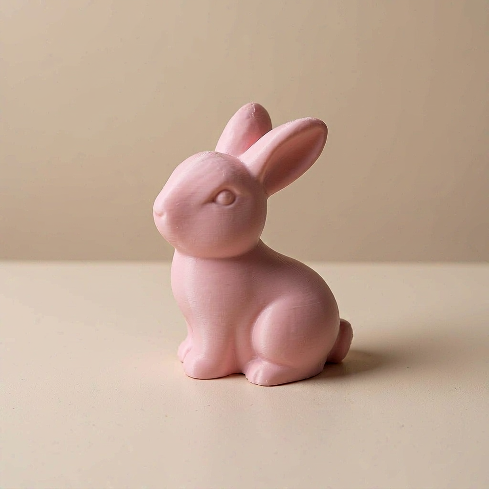 Sitting Rabbit Figurine for Desktop and Shelf Spring Easter Home Holiday Decoration — product scene