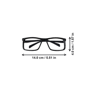 Classic Full Rim Rectangular Simple Plain Eyeglass Frame — dimensions
