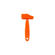 Textured Grip Mini Hammer with Built-In Hanging Hole — white background