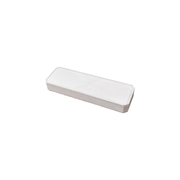 Sliding Lid Star Textured Storage Box with Beveled Edges, Organizer for Small Collectibles and Tiny Accessories — white background