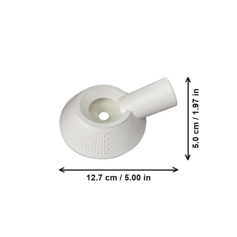 Drill Dust Collector Vacuum Attachment, Drilling Dust Catcher for Tidy Work Areas — white background