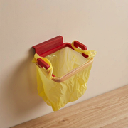 Cabinet Door Hanging Trash Bag Holder, No-Install Kitchen Waste Bag Rack — product scene