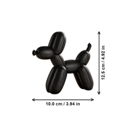 Balloon Dog Shaped Decorative Figurine for Home Office Desk and Shelf Display — dimensions