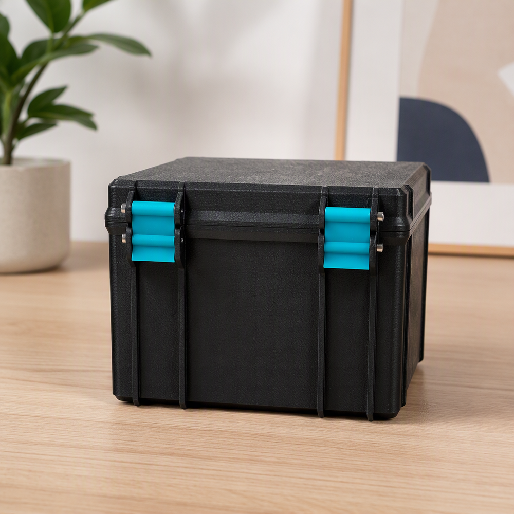 Rugged Sealed Utility Storage Box with Secure Latches for Home, Garage and Workshop Organization — main product view