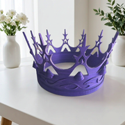 Spiked Decorative Crown Headpiece for Parties, Cosplay, Festive Celebrations and Themed Events — main product view