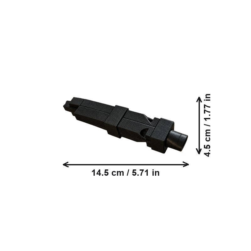 Easy Blow Pet Training Whistle, Clear Loud Stable Sound for Pet Obedience Training — dimensions