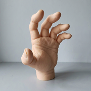 Realistic Freestanding Hand Sculpture, Tabletop Decorative Ornament for Home Display — additional product view