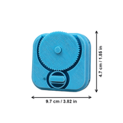 Matte Rotary Fidget Clicker Portable Stress Relief Desk Accessory — dimensions