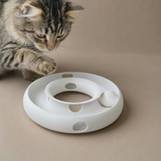 Circular Interactive Pet Play Track with Free-Rolling Ball — product scene