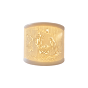 Lighted Nativity Scene Desktop Ornament, Festive Christmas Holiday Home Display Decor — white background