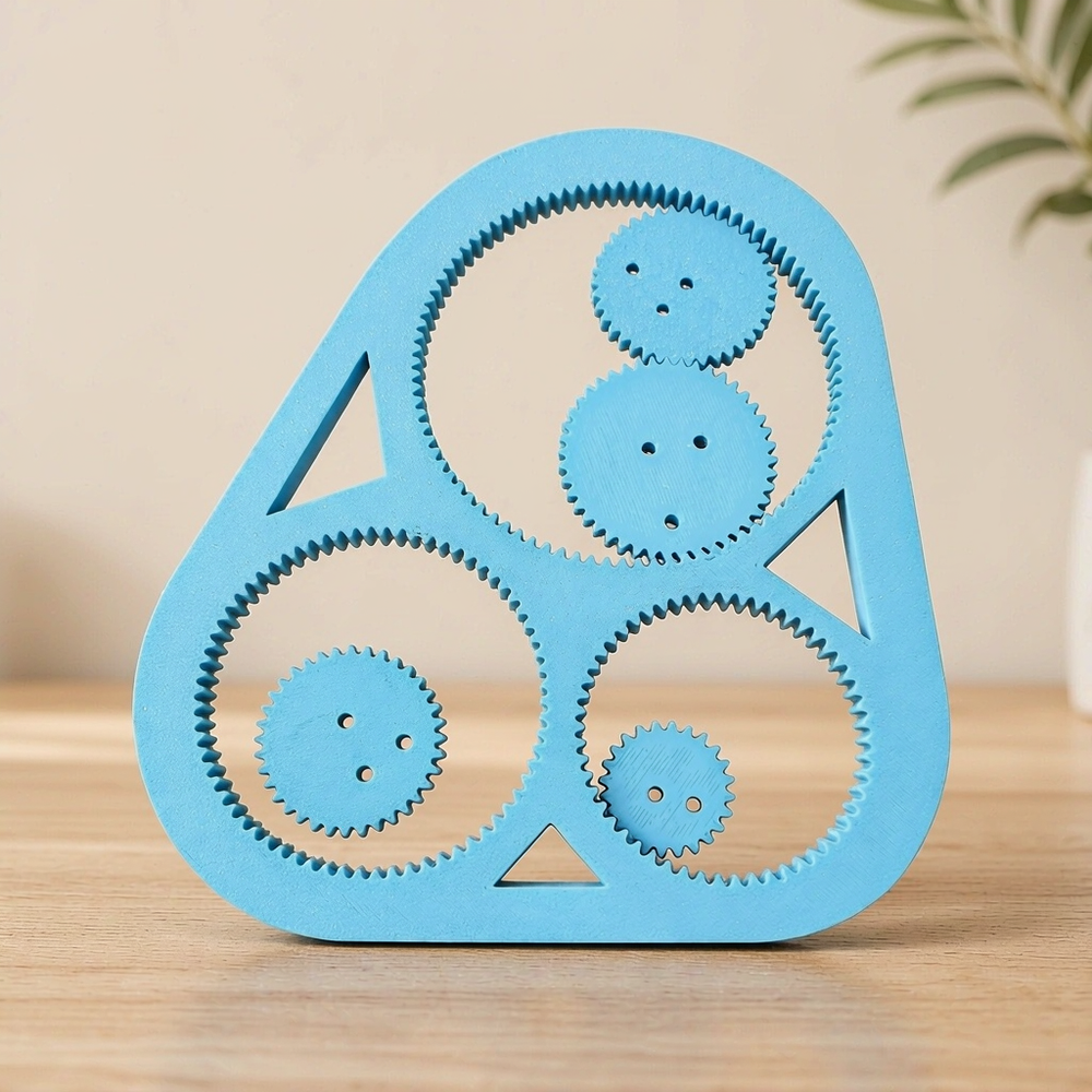 Geometric Gear Drawing Kit, Interlocking Gears for Pattern and Mandala Drafting — main product view