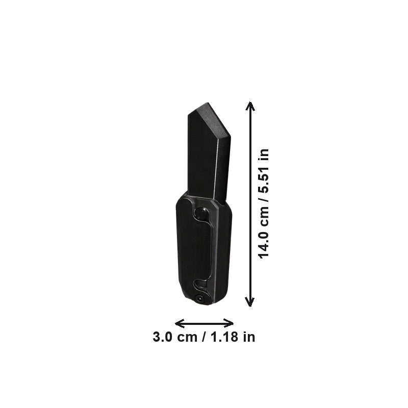 Gravity Retractable Sliding Gadget, Smooth Operation, Textured Non-Slip Grip — dimensions