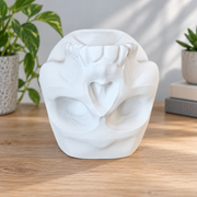 Gothic Skull Shaped Hanging Planter Decorative Pot For Succulents Small Plants Home And Desk Decor — additional product view