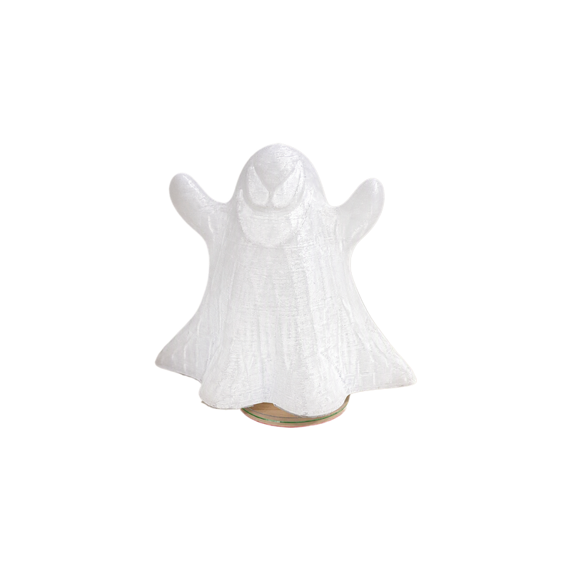Halloween Ghost Shaped Decorative Tea Light Shade Lamp Cover for Home Desk and Shelf Display — white background