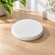 Round Minimalist Display Stand, Smooth Base for Small Collectibles and Desktop Decor Items — main product view