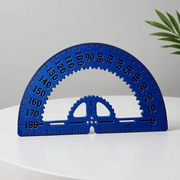 Clear Marking Protractor Angle Ruler, Geometry and Drafting Measuring Stationery for School and Office — additional product view