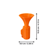 Portable Handheld Loud Sound Air Horn Cheering Noisemaker for Events and Gatherings — dimensions
