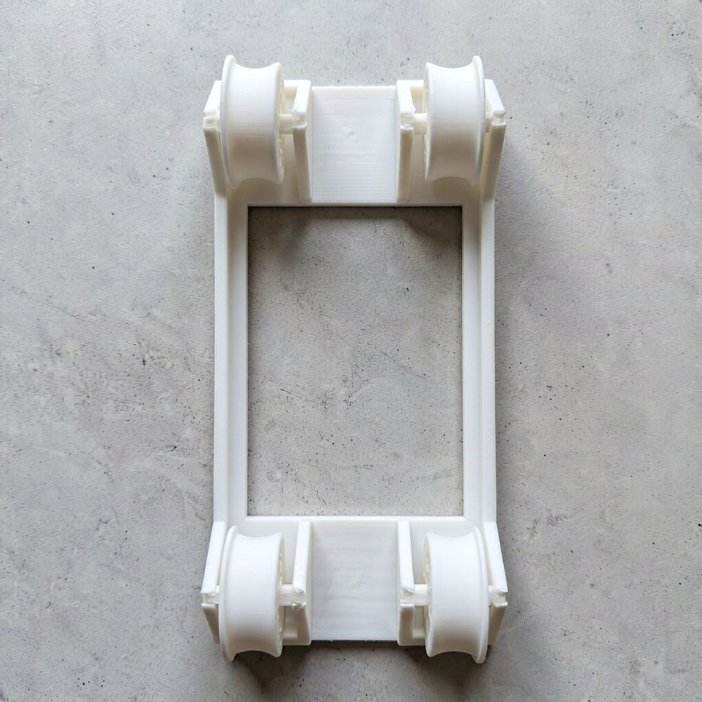 Gear Rotating Printer Spool Holder, Smooth Rolling Desktop Bracket With No Extra Hardware Required — additional product view