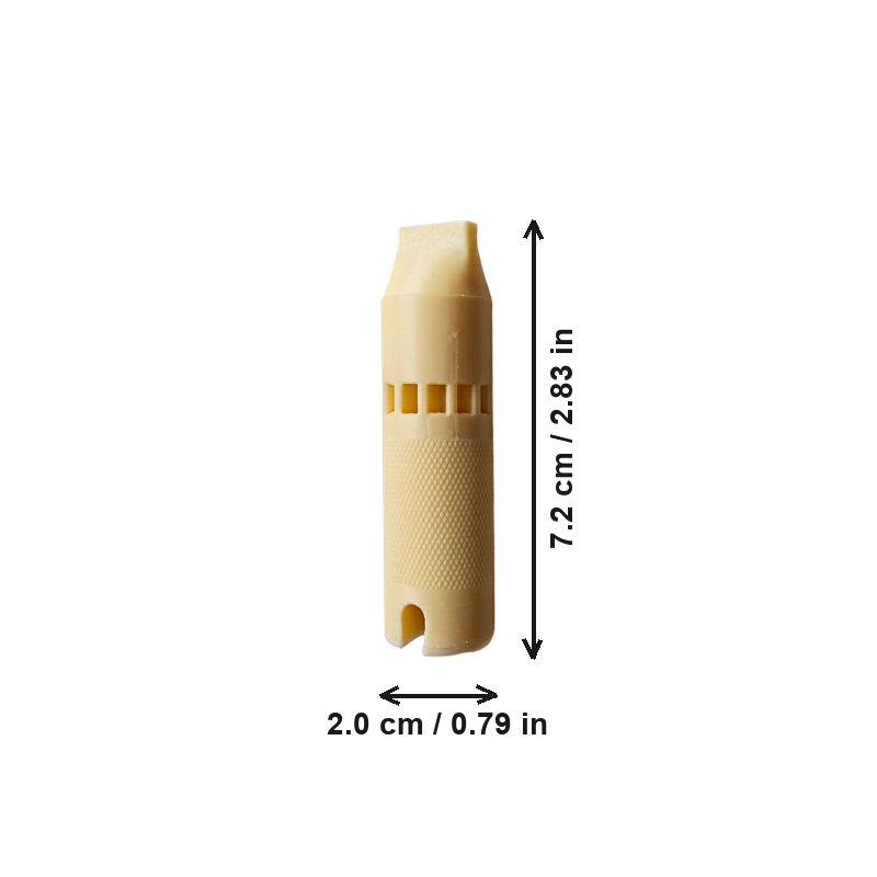 12-Tone High Volume Portable Dog Training Whistle Outdoor Pet Training Accessory — dimensions