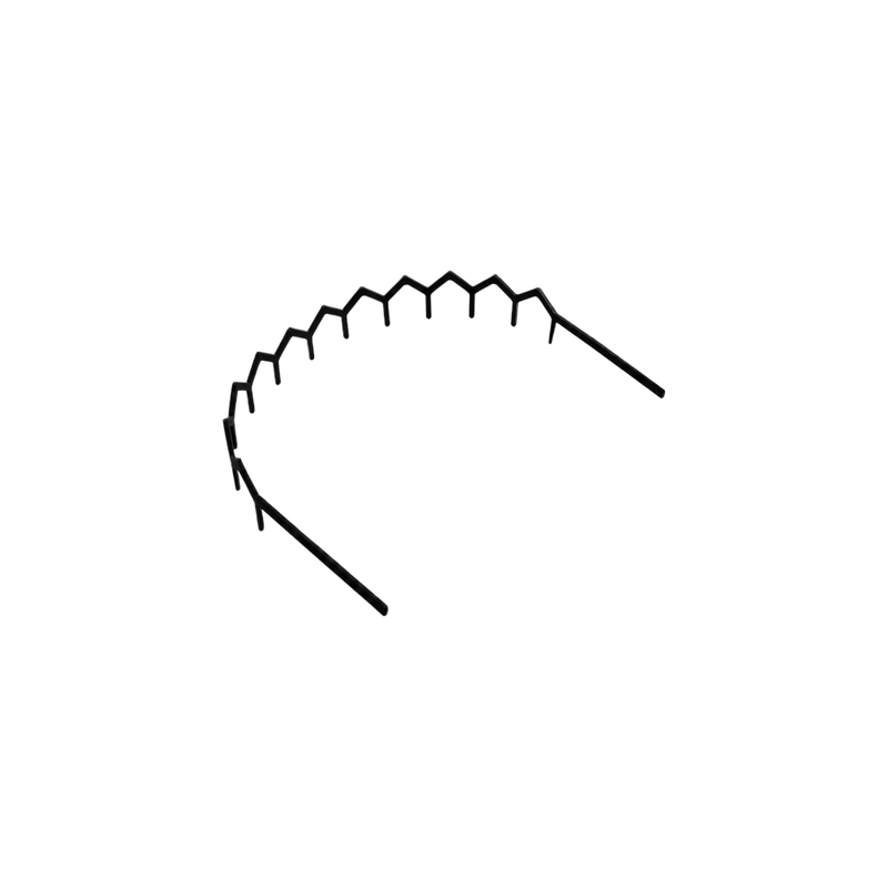 Flexible Wavy Headband with Teeth, Secure Hold Hair Styling Accessory for Daily Use — white background