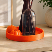 Pumpkin Accent Decorative Tray Fall Autumn Tabletop Desktop Home Display Ornament — main product view