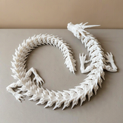 Articulated Dragon Figurine, Flexible Movable Poseable Desktop and Home Shelf Display Ornament — product scene