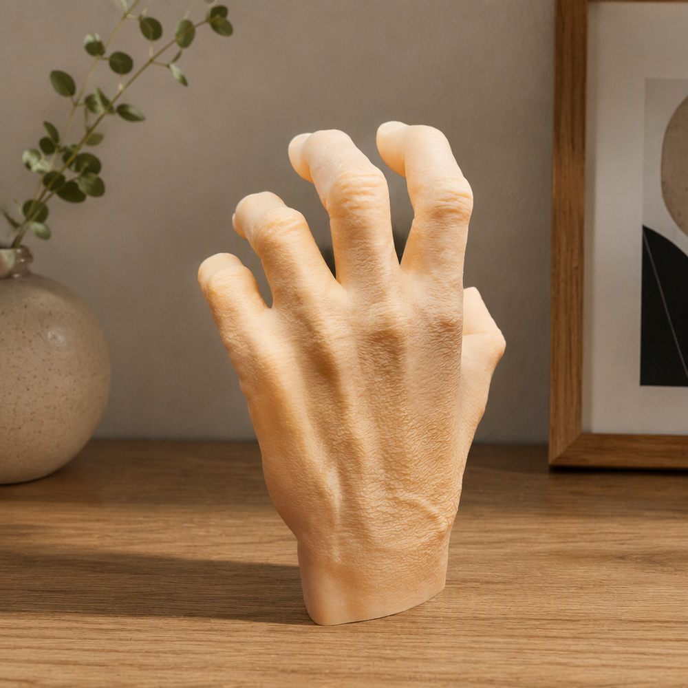 Realistic Freestanding Hand Sculpture, Tabletop Decorative Ornament for Home Display — product scene
