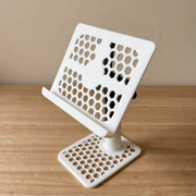 Ventilated Honeycomb Adjustable Desktop Tablet Stand Ergonomic Tablet Holder — product scene