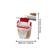Cabinet Door Hanging Trash Bag Holder, No-Install Kitchen Waste Bag Rack — dimensions