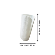 Wall Mounted Trash Bag Roll Holder, Kitchen Garbage Bag Storage Organizer Dispenser — white background