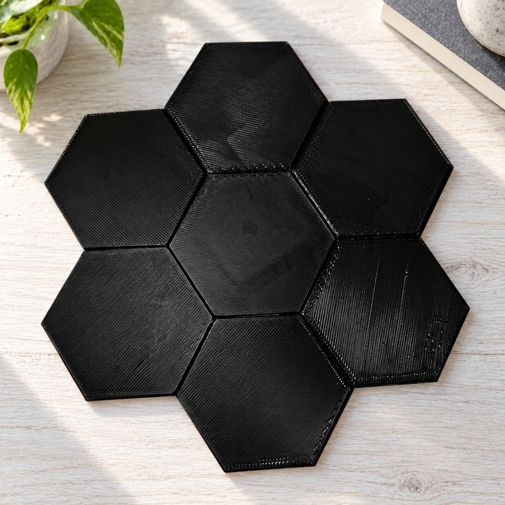 Modular Interlocking Hexagon Tiles, Tabletop Game Custom Terrain Accessories — additional product view