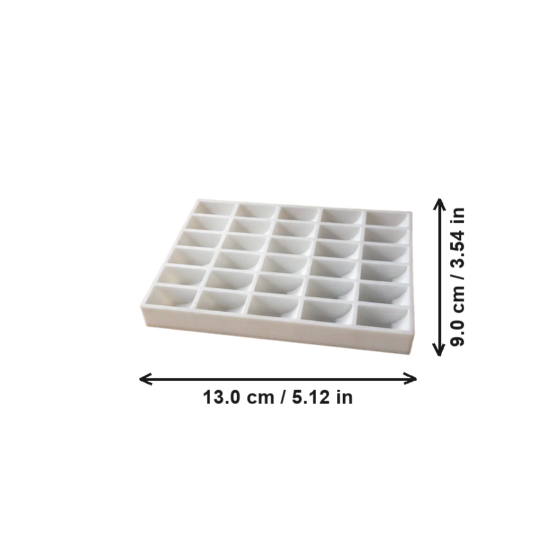 Desktop Sewing Bobbin Storage Organizer, Sewing Supplies Rack for Neat Workspace Storage — dimensions