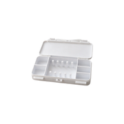 Portable Tangle-Free Travel Jewelry Organizer Case, Multi-Compartment Storage Box for Necklaces and Small Accessories — white background