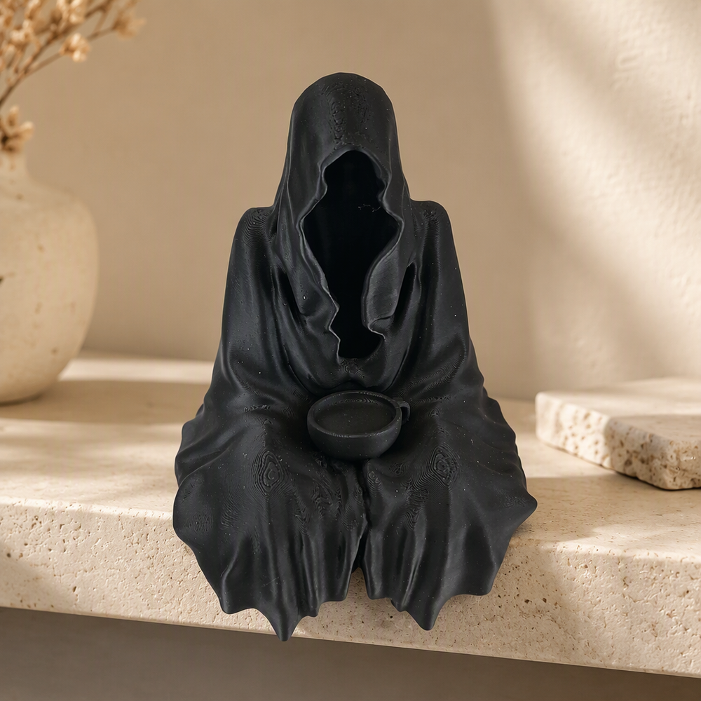 Hooded Cloak Shelf Display Decorative Figurine — product scene