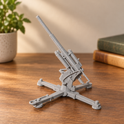 Adjustable Barrel Artillery Model with Stable Cross Base for Tabletop Display and Wargaming Decor — product scene