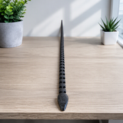 Articulated Snake Shaped Home Display Ornament with Textured Scaled Surface and Flexible Interlocked Segments — additional product view