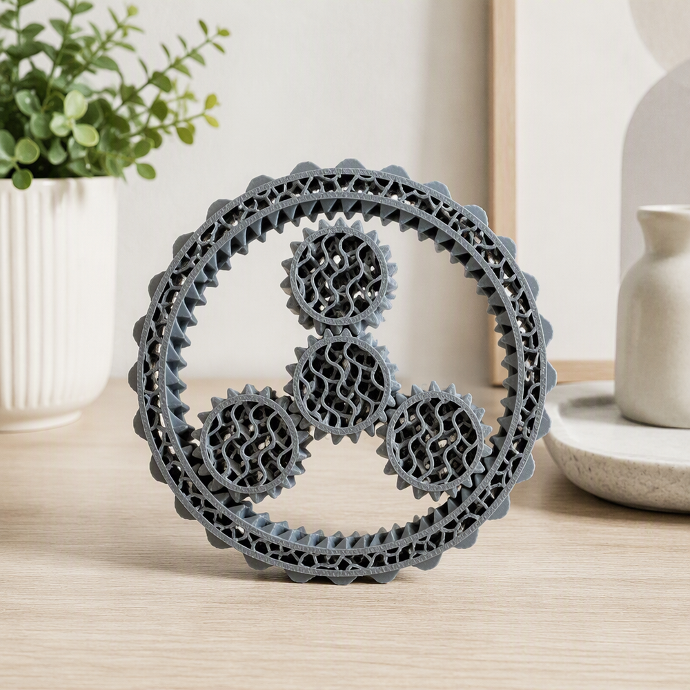 Freely Rotating Planetary Gear Spinner Mechanical Desktop Gadget — main product view