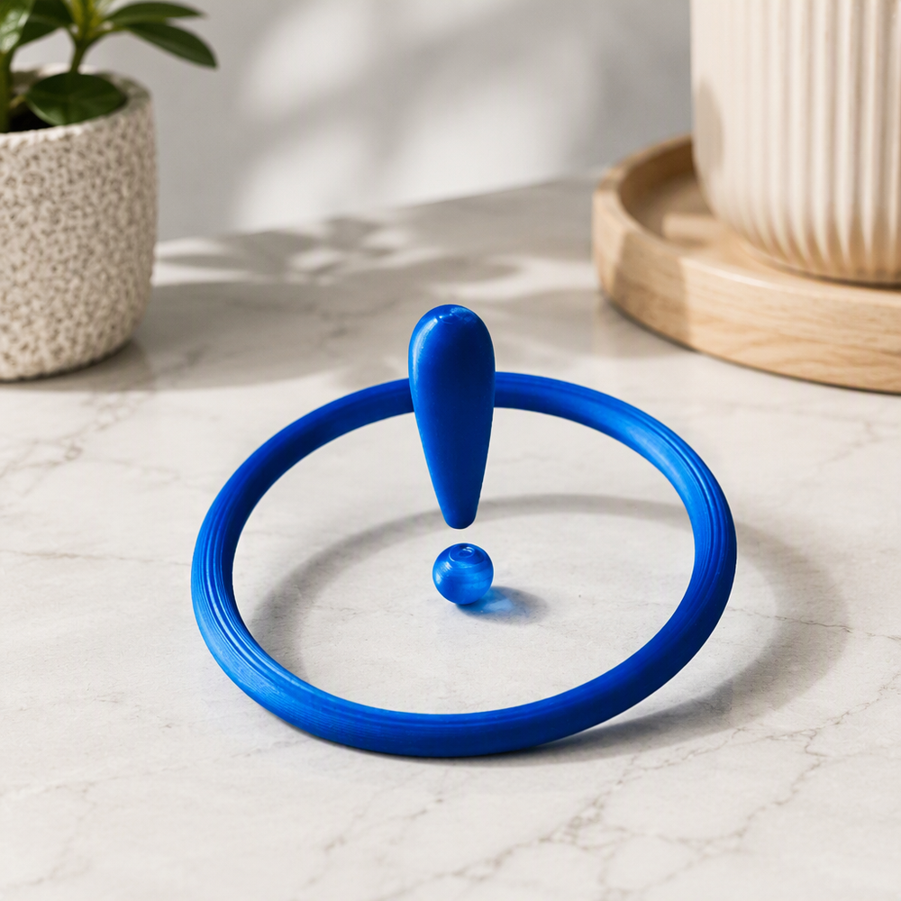 Exclamation Mark Shaped Hovering Fidget Spinner for Desktop Stress Relief — main product view
