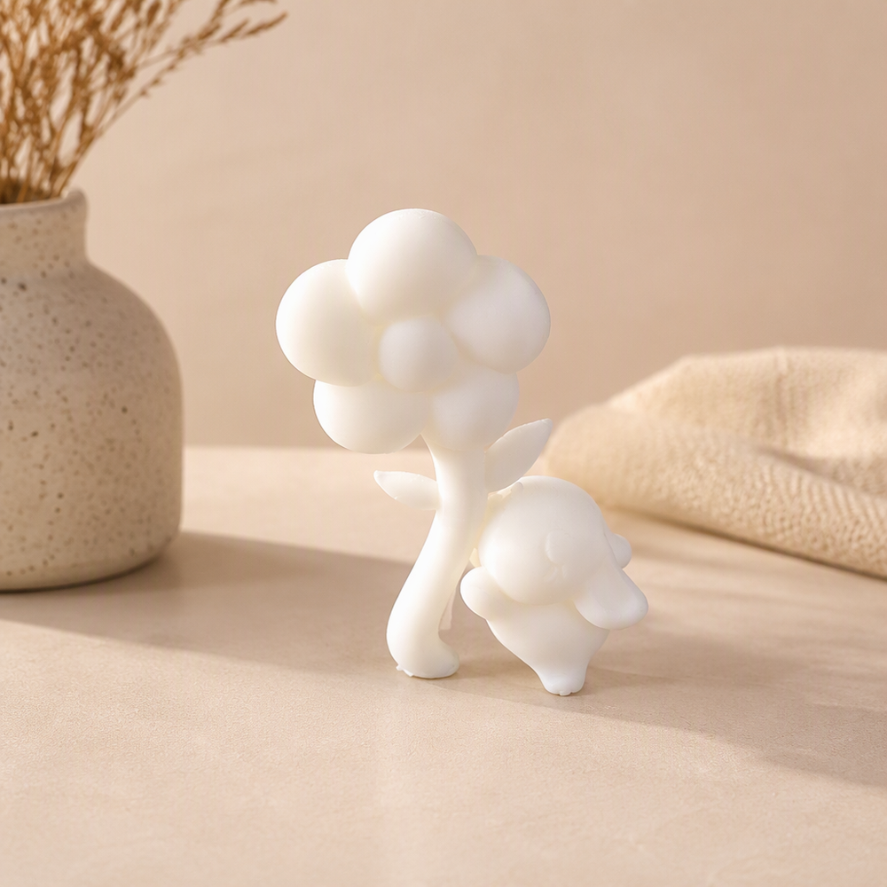 1-Piece Cute Bunny and Flower Easter Spring Home Decorations — product scene