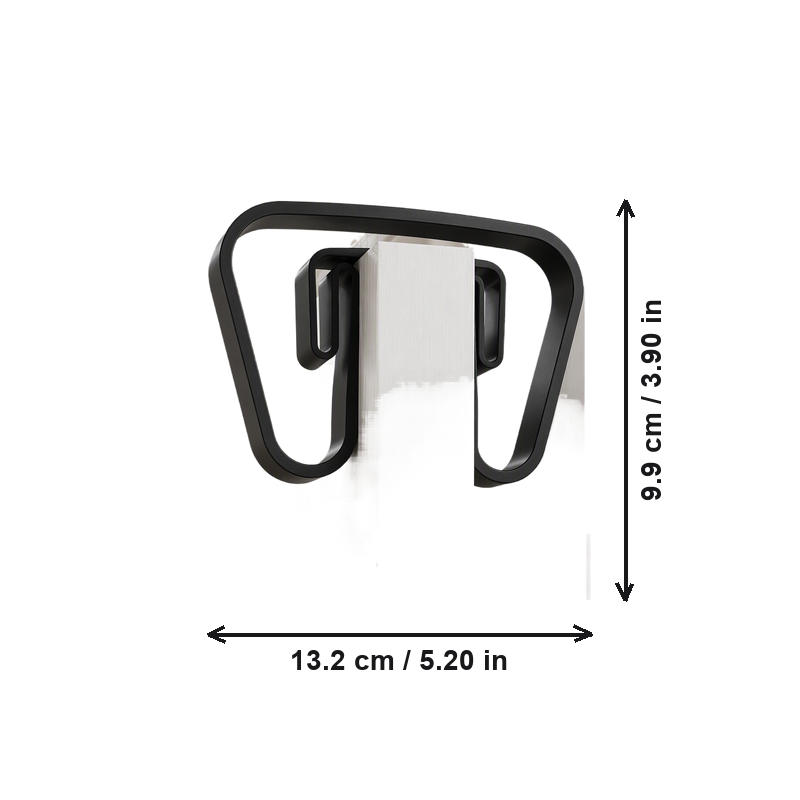 2 Pack Door Stoppers, No Drill Slip-On Design to Hold Doors Open for Pet Room Access — dimensions