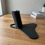 Water Hose Holder Stand, Outdoor Pipe Support Bracket with Stable Triangular Base — main product view