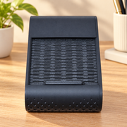 Sliding Lid Desktop Storage Box Pen Holder Desk Organizer with Contrast Accent Trim — product scene
