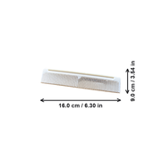 Portable Fine Tooth Hair Comb, Daily Grooming and Hairstyling Tool — dimensions