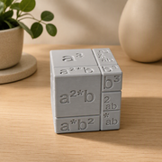 Cubic Binomial Math Model, Visual Algebra Learning Tool for Classroom and Office Teaching Use — product scene