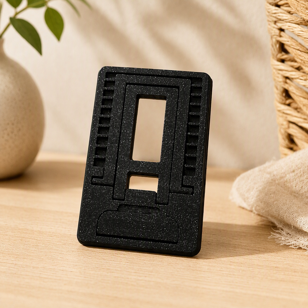 3 Pack Adjustable Foldable Phone & Tablet Stand, Portable Snap-on Desktop Holder for Travel and Daily Use — product scene