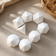 8 Piece Multi-Faceted Geometric Pyramid Set Desktop Home Display Ornament — product scene