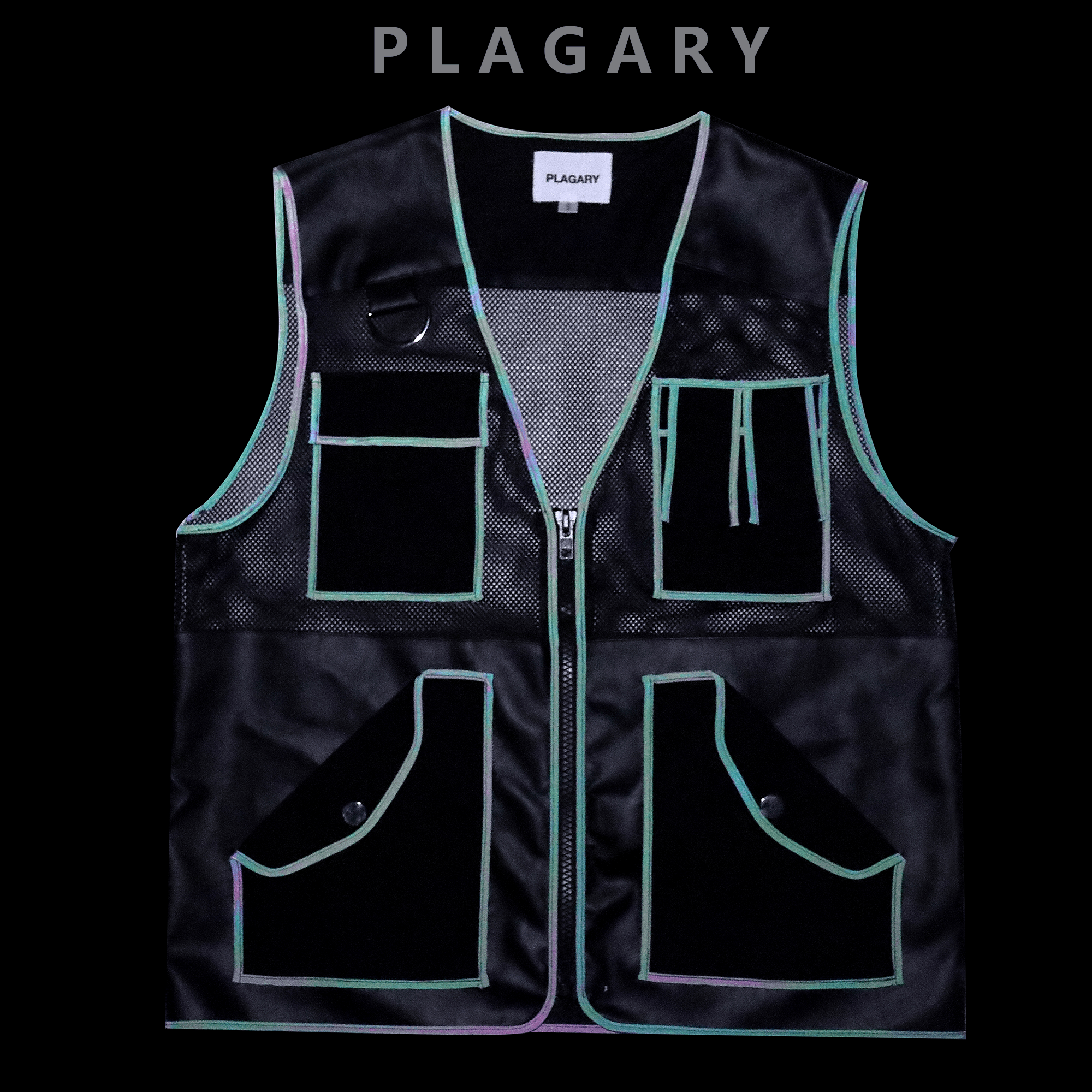 PLAGARY REFLECTIVE PU VEST