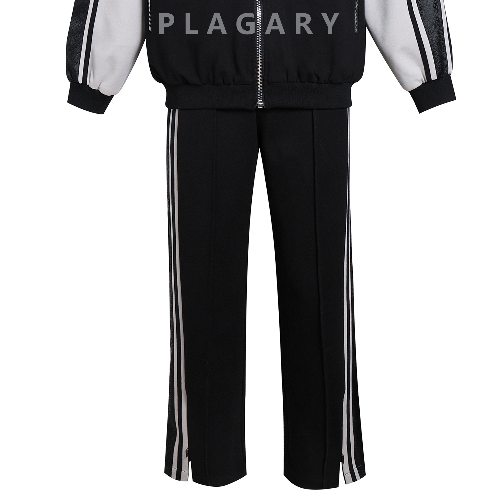 PLAGARY SNAKE PRINT TRACKSUIT PANTS