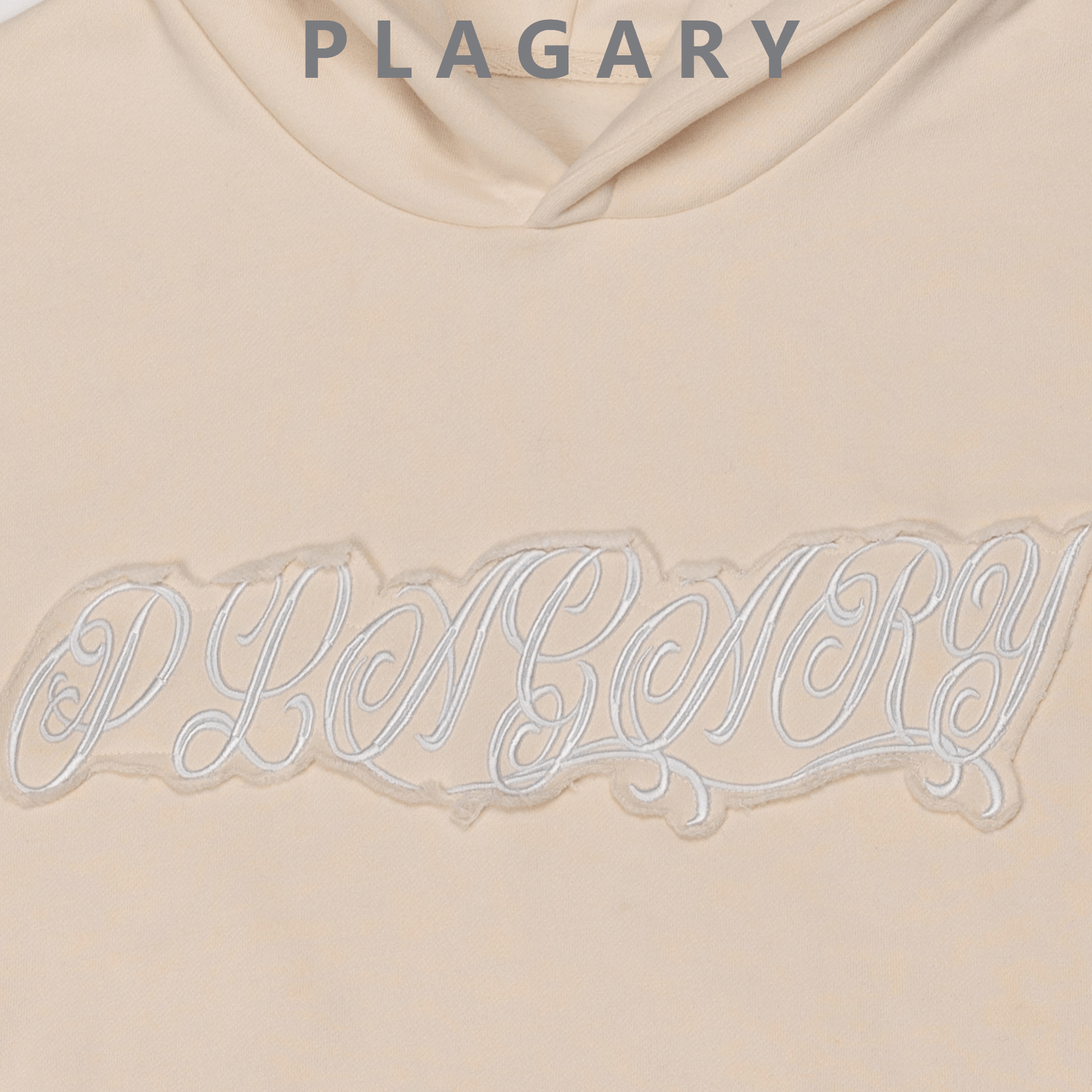 PLAGARY EMBROIDERED HOODIE W